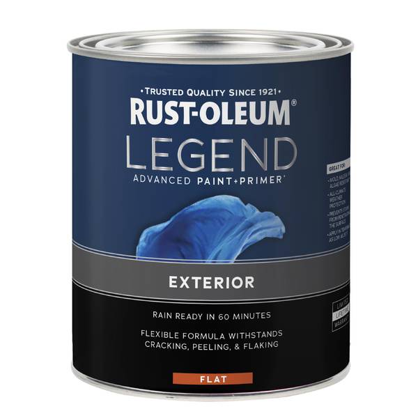 Photo of 1 Quart Legend Exterior Advanced Paint and Primer Flat White Tint Base