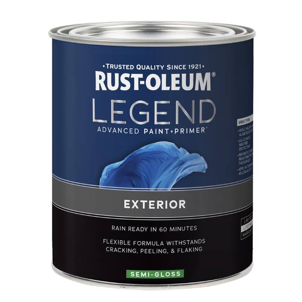 Photo of 1 Quart Legend Exterior Advanced Paint and Primer Semigloss White Tint Base