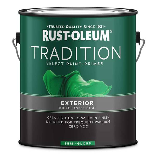 Photo of 1 Gallon Tradition Exterior Paint and Primer Semigloss White Tint Base