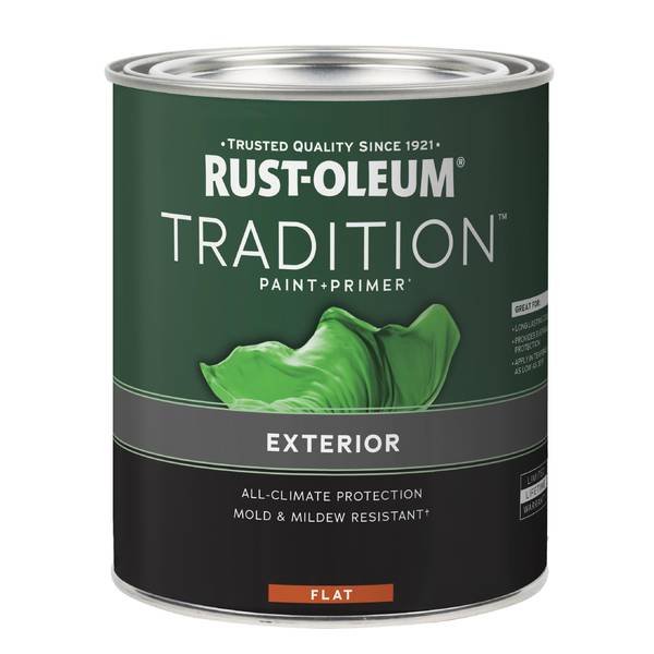 Photo of 1 Qt Tradition Exterior Paint and Primer Flat White Tint Base