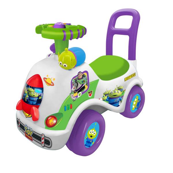 Kiddieland Ride n' Go Buzz Lights and Sounds Plastic Ride-On, Ages 12-36 Months