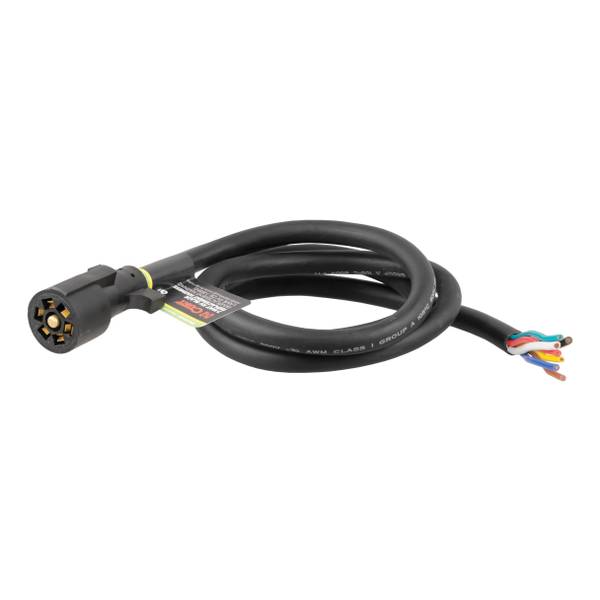 Photo of 7-Way RV Blade Replacement Harness with 6' Wires (Trailer Side)