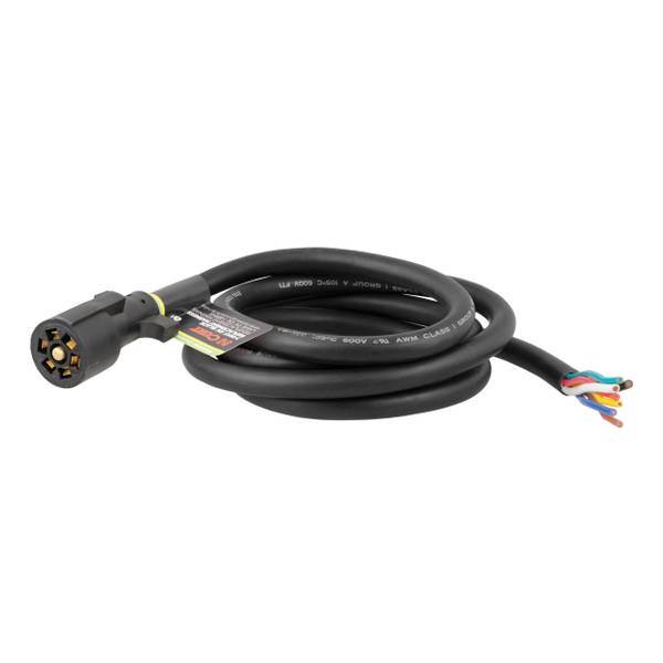 Photo of 7-Way RV Blade Replacement Harness with 8' Wires (Trailer Side)