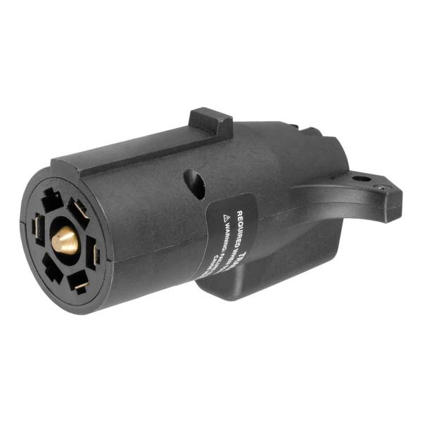 Photo of 7-Way RV Blade Vehicle to 4 or 5-Way Flat Trailer LED Electrical Adapter