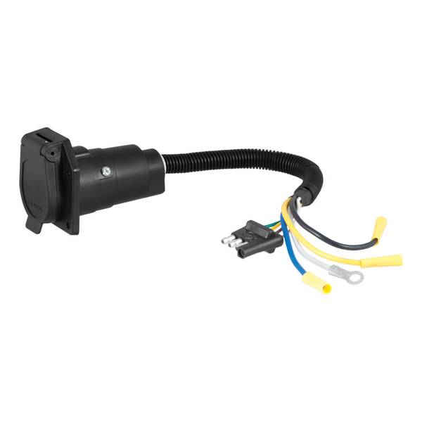 Photo of Electrical Adapter (4-Way Flat Vehicle to 7-Way RV Blade Trailer Electrical Adapter
