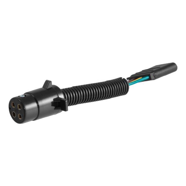Photo of 4-Way Round Vehicle to 4-Way Flat Trailer Electrical Adapter