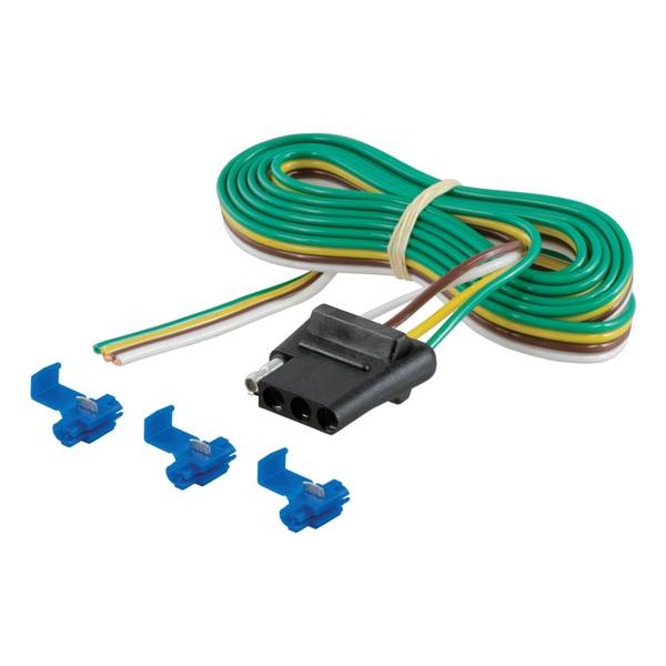 Photo of 4-Way Flat Connector Socket with 60" Wires & Hardware