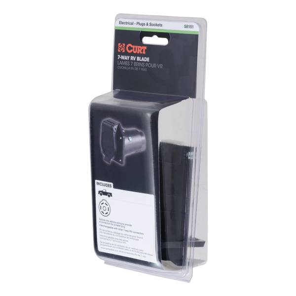 Vehicle End Connector Socket, 12 V, Black