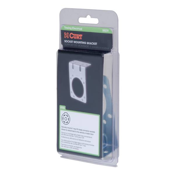 CURT Mounting Bracket for 7-Way RV Blade Connector