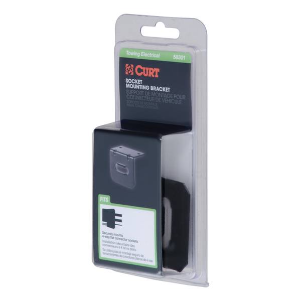 CURT Connector Mounting Bracket for 4-Way Flat