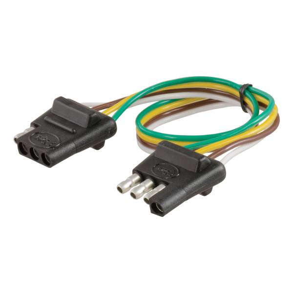 Photo of 4-Way Flat Connector Plug & Socket with 12" Wires