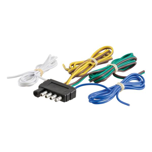 Photo of 5-Way Flat Connector Plug with 48" Wires