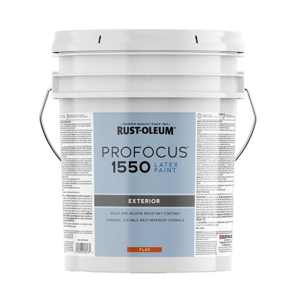 Photo of 5 Gallon ProFocus Commercial Exterior Paint Flat White Tint Base