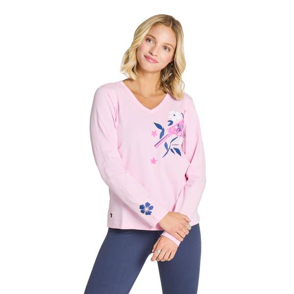 Photo of Women's Cardinal Bloom Long Sleeve Crusher Vee