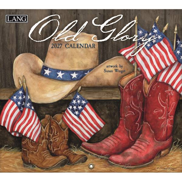 Old Glory 2027 Wall Calendar by Susan Winget