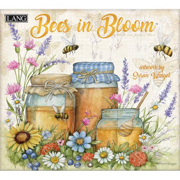 Bees In Bloom 2027 Wall Calendar by Susan Winget