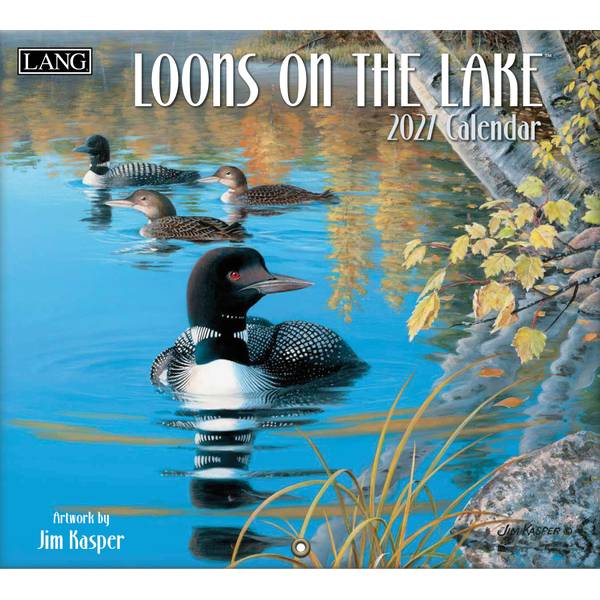 Loons on the Lake 2027 Wall Calendar by Jim Kasper