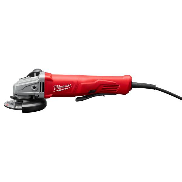 Photo of 11 Amp Corded 4-1/2 in. Small Angle Grinder with Lock-On Paddle Switch