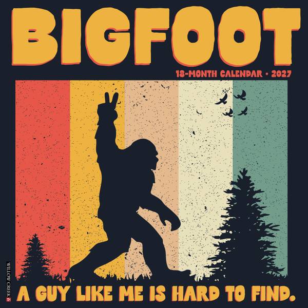 2027 Willow Creek Bigfoot 12 x 12 Monthly Wall Calendar, Assorted Colors (59203), Paper | Quill