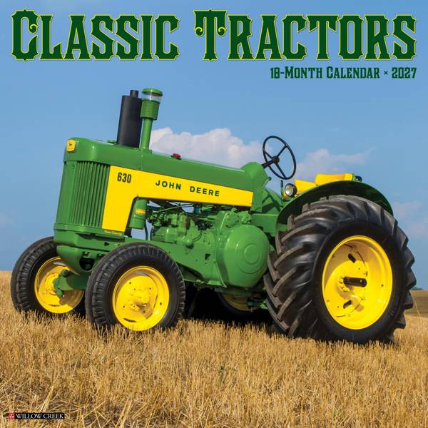 2027 Willow Creek Classic Tractors 12 x 12 Monthly Wall Calendar, Assorted Colors (59760), Paper | Quill