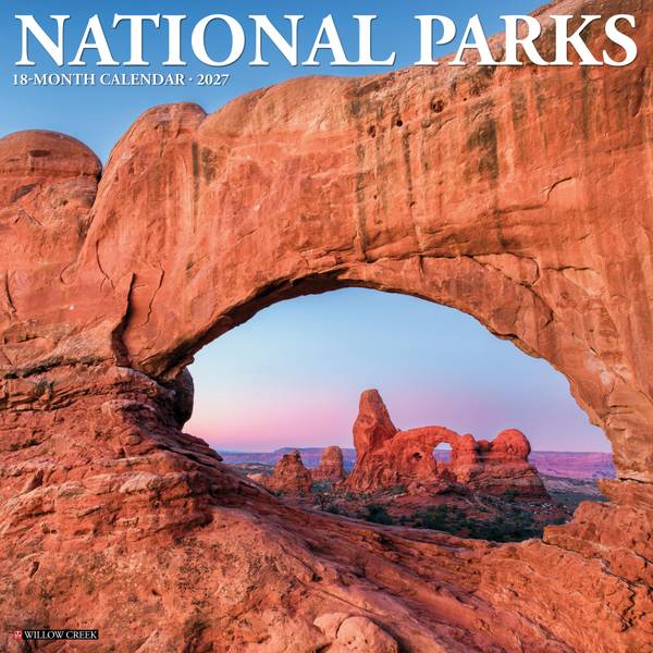 Willow Creek Press 2027 National Parks 18-Month Wall Calendar