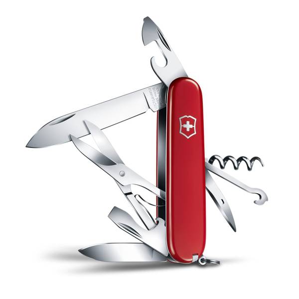 Photo of Climber Swiss Army Knife, 91mm, Red