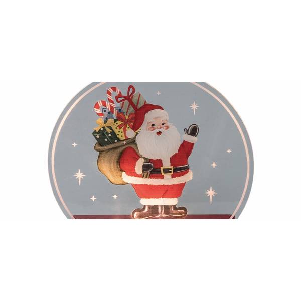 Transpac Imports Inc. Light Up Acrylic/MDF Santa Decor - TC06345