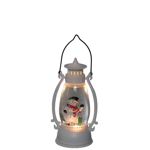 Transpac Imports Inc. Light Up Lantern w/ Snowman - TC06767
