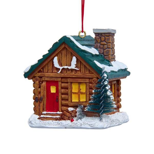Kurt S. Adler Log Cabin Ornament