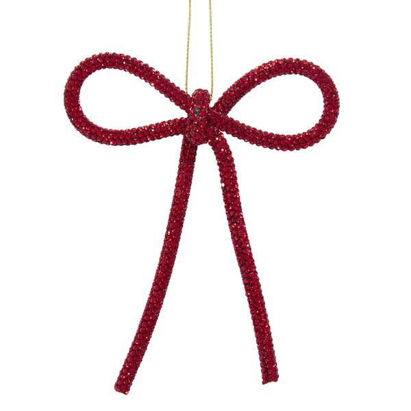 Kurt S. Adler Shimmering Red Bow Ornament