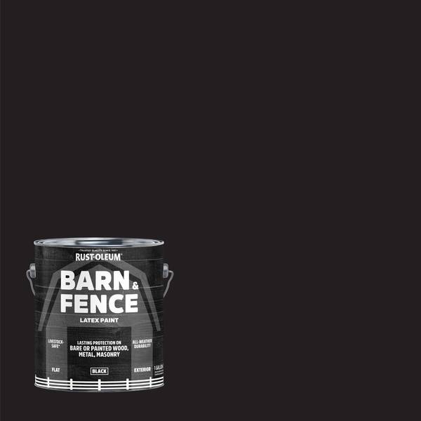 Photo of 1 Gal Barn & Fence Flat Black Paint