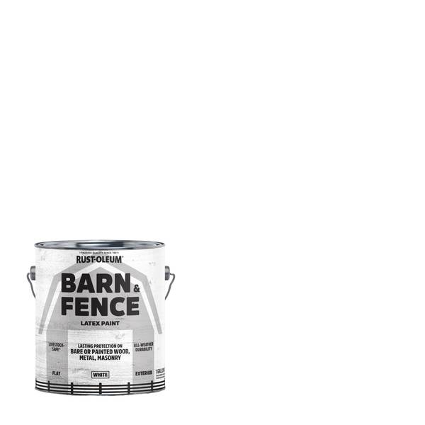 Photo of 1 Gal Barn & Fence Flat White Paint