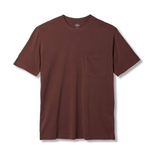 Work N' Sport Men's Short Sleeve 1 Pocket Garment Dye Tee