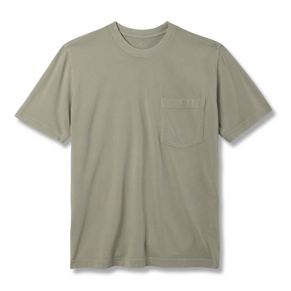 Work N' Sport Men's Short Sleeve 1 Pocket Garment Dye Tee