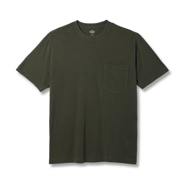 Work N' Sport Men's Short Sleeve 1 Pocket Garment Dye Tee