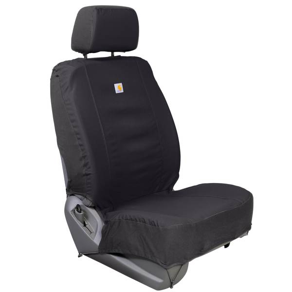 Photo of Black Nylon Duck Universal Front Seat Cover