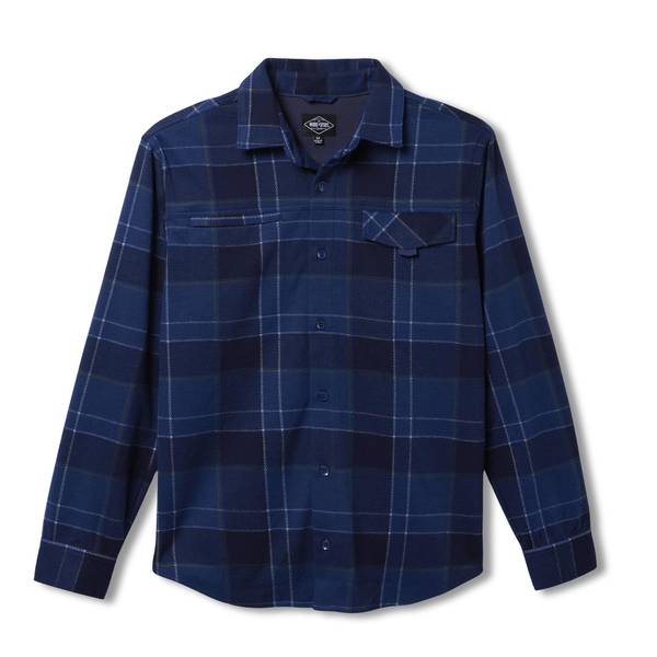 Work N' Sport Men's Long Sleeve Knit Plaid Jacquard Shacket