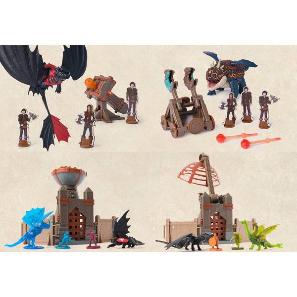 How to Train Your Dragon World of Berk: Mini Collectible Trial of Flame Arena Dragons