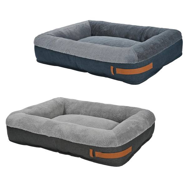 Photo of 30" x 40" Large Bolster Dog Bed w/Handle