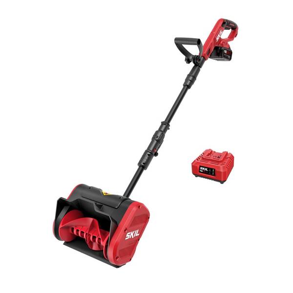 Skil 10" Snow Shovel Kit, 20-Volt 4.0Ah Battery and 60W Charger Included
