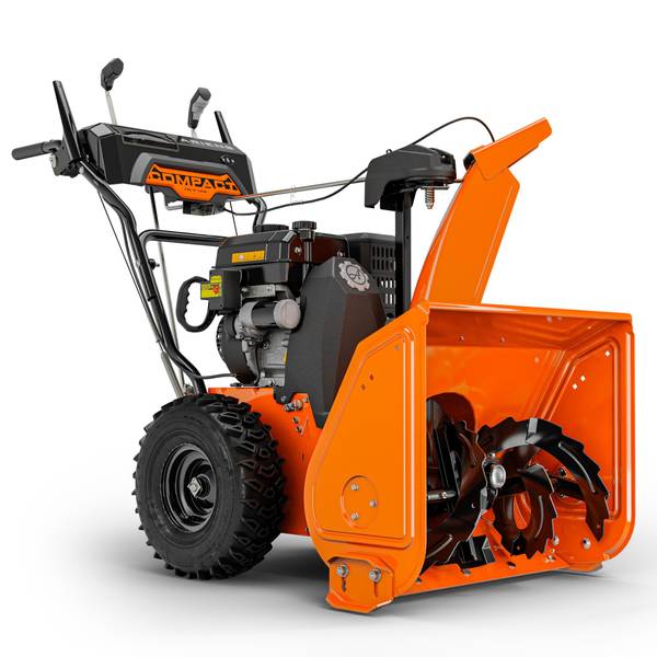 Photo of Compact 24 in. 223cc Electric Start 2-Stage Self-Propelled Gas Snow Blower with Auto-Turn Steering