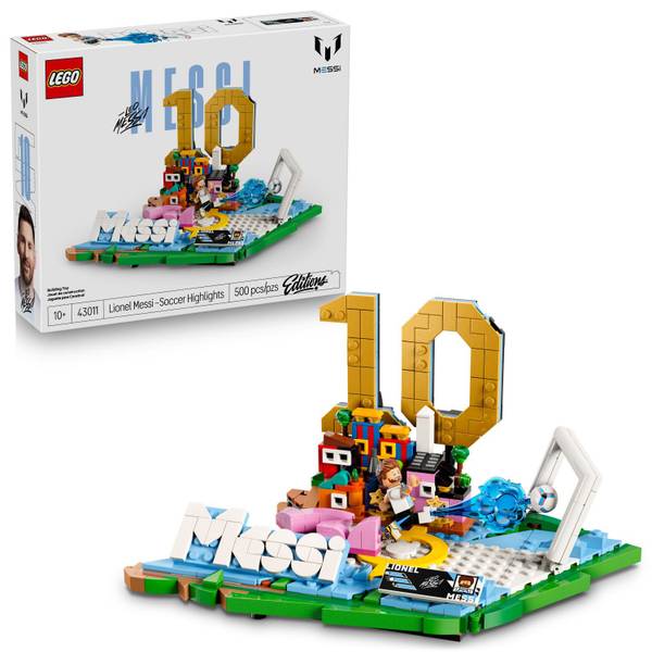 Photo of Editions Lionel Messi Soccer Highlights Building Set 43011