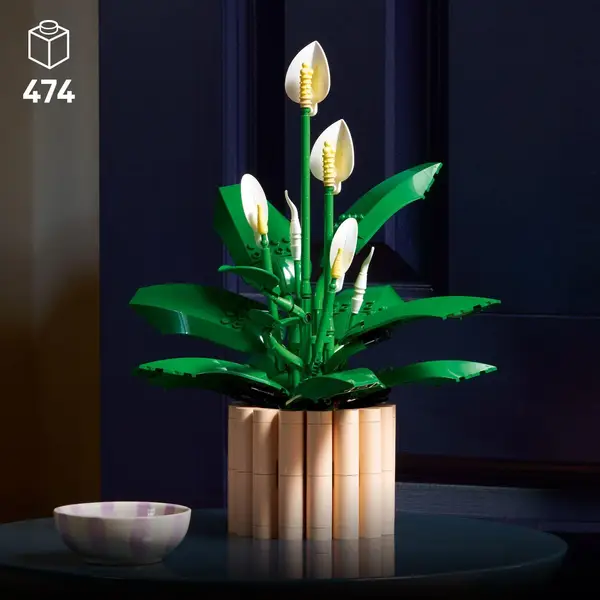 LEGO Botanicals Peace Lily Flower Room Decor 11504 - 6581011