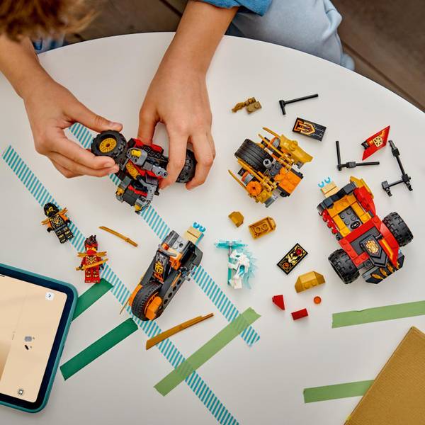 LEGO 71864 NINJAGO Kai and Cole's Combiner Vehicles Building Set