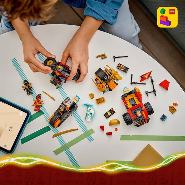 LEGO 71864 NINJAGO Kai and Cole's Combiner Vehicles Building Set