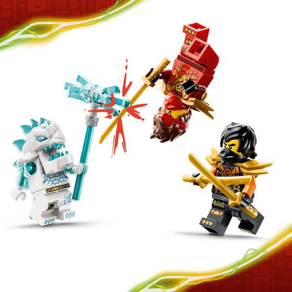 LEGO NINJAGO 71864 Kai and Cole's Combiner Vehicles Building Set