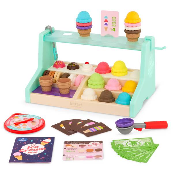 Battat My Ice Cream Shop Playset - Multicolored