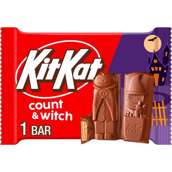 KIT KAT Crisp Wafers in Milk Chocolate, Count & Witch - 1.5 oz