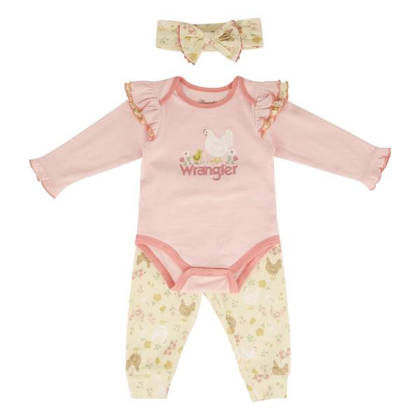 Wrangler 3 Piece Chicken Jogger Set
