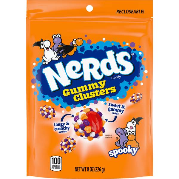 Nerds Gummy Clusters Stand Up Bag Spooky - 8.0 oz